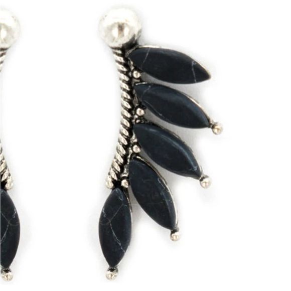 BLACK MONET EARRINGS - Picture 6 of 6